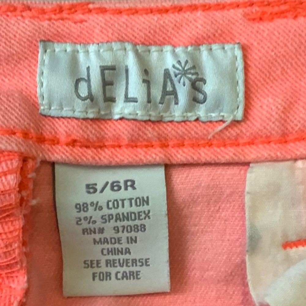 Coral dELiA*s jeans